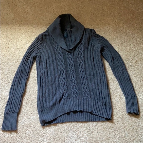 Gray Faded Glory Sweater - Picture 1 of 2